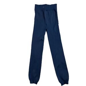 Wander by Hottotties‎ Leggings - M Black Velvet Lined Jogger High Rise